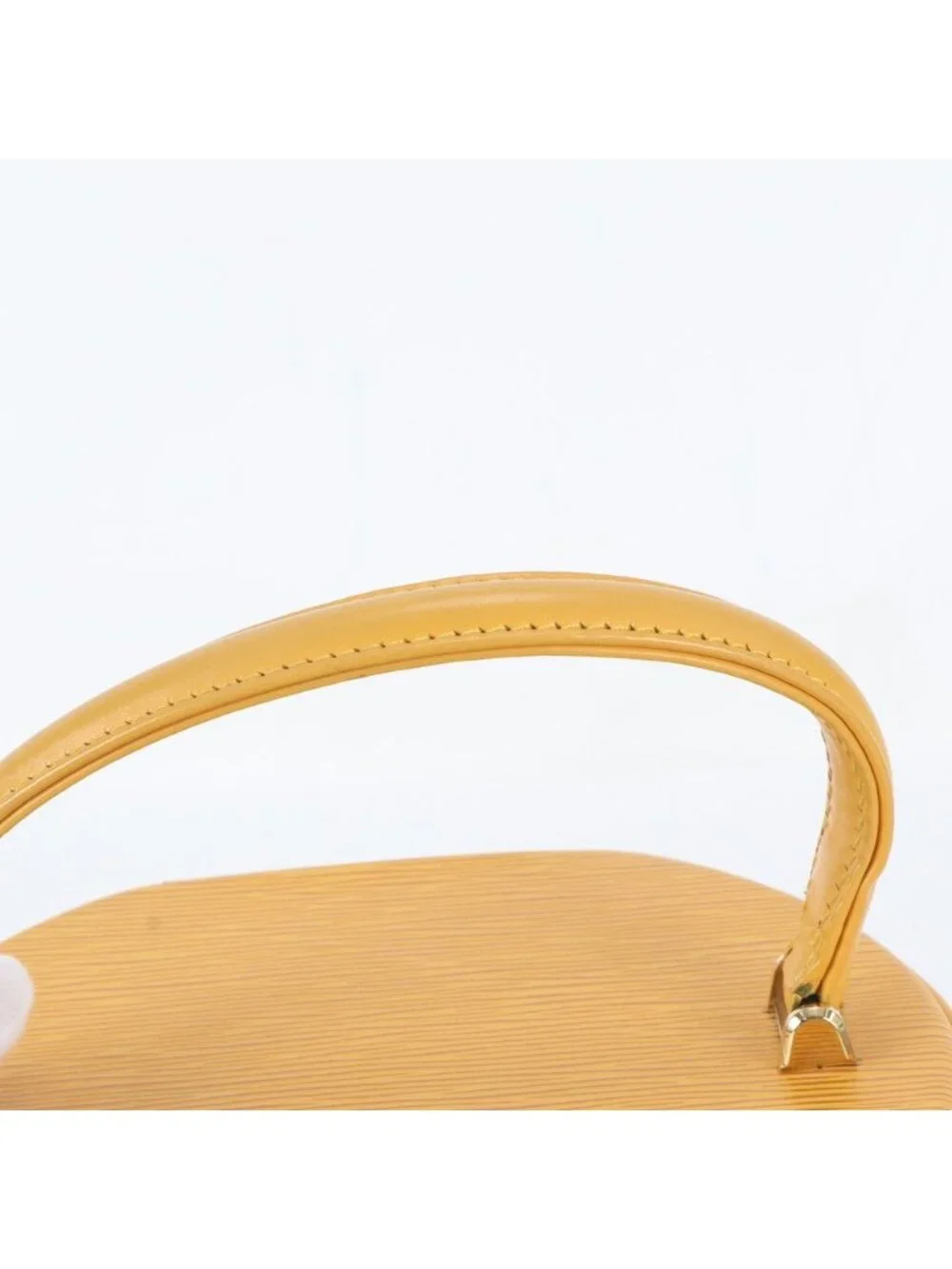 Louis Vuitton Epi Cannes Tassili Yellow Vanity Leather Handbag
